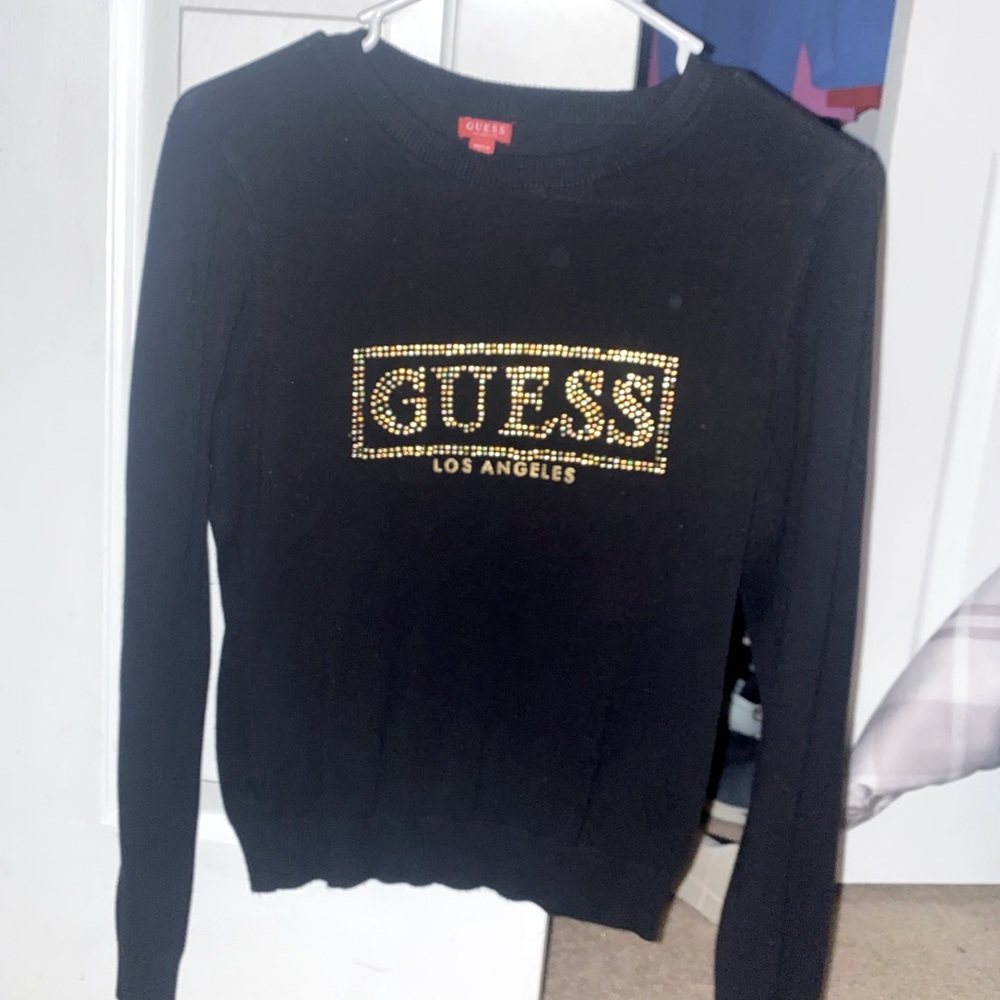 GUESS Black and gold shirt